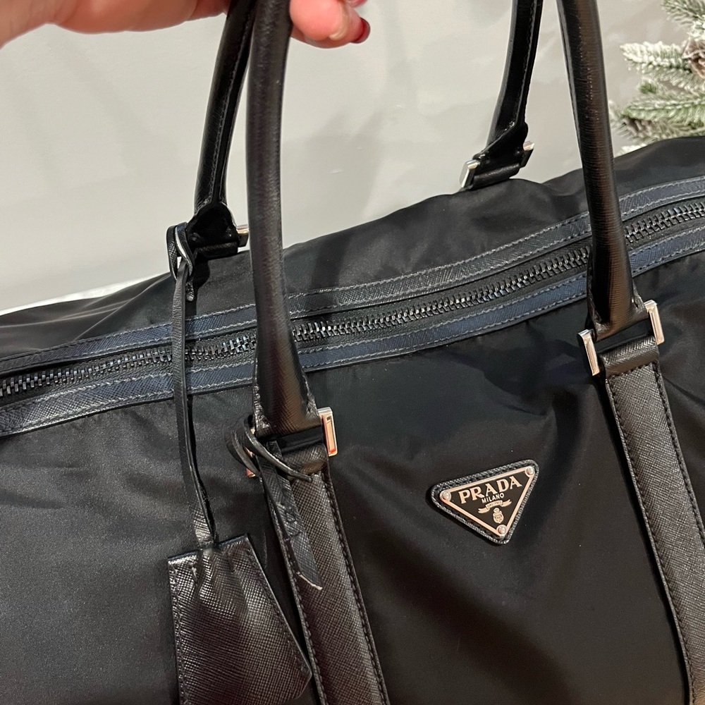 Prada Black Duffel Bag for Men - Picture 16 of 16